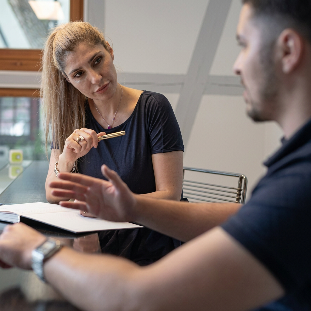 Salon owner consultation